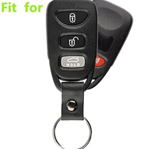 Smart Key Fob Cover for 2006-2019 Hyundai Elantra Genesis Sonata Kia Sorento Forte Optima