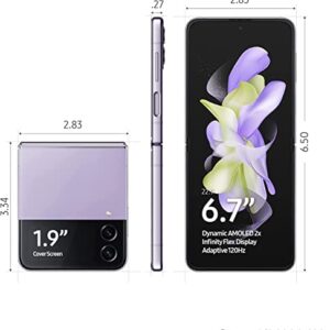 SAMSUNG Galaxy Z Flip 4 256GB Bora Purple - T-Mobile (Renewed)