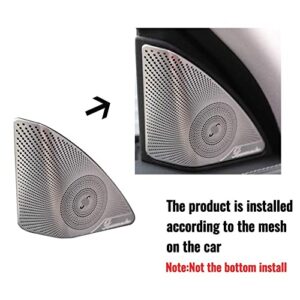 Car Door Stereo Speaker Cover Trim for Mercedes Benz New Class C W205 2015-2019 Car Accessories Speaker Cover Trim Sticker