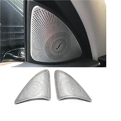 Car Door Stereo Speaker Cover Trim for Mercedes Benz New Class C W205 2015-2019 Car Accessories Speaker Cover Trim Sticker
