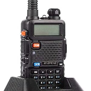 Baofeng UV-5R 8 Watt Ham Two Way Radio Upgrade Version (144-148/420-450Mhz), Dual Band Walkie Talkie 1800mAh Li-ion Battery