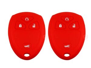 2x new keyfob remote silicone cover fit/for select gm vehicles.