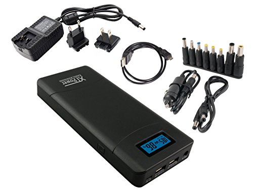 XTPower XT-20000QC3 PowerBank Modern DC/USB Battery with 20100mAh - 5V USB incl. Quick Charge 3.0 - DC 12V to 24V for Laptops, Tablets, Samsung, iPhone, and More!