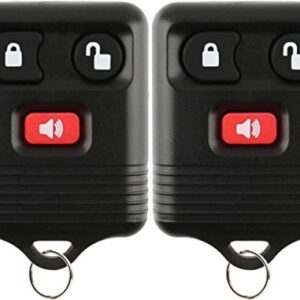 KeylessOption Keyless Entry Remote Control Car Key Fob Alarm for Ford Lincoln Mercury CWTWB1U345 (Pack of 2)