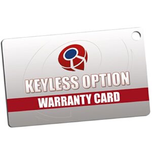 KeylessOption Keyless Entry Remote Fob Uncut Ignition Car Key Replacement for GQ43VT18T, 04686797