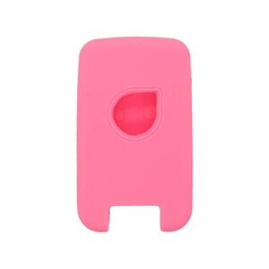 SEGADEN Silicone Cover Protector Case Holder Skin Jacket Compatible with VOLVO 6 Button Smart Remote Key Fob CV4782 Pink
