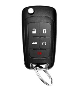fits for chevy camaro equinox 2010-2017/ cruze 2011-2016/ sonic 2012-2017/ malibu 2014-2016/ gmc terrain buick lacrosse regal verano encore keyless entry remote fob replacement for p/n: oht01060512