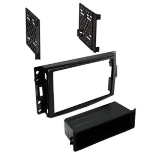 carxtc stereo install dash single or double din radio fits hummer h3 2006-2010