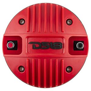 DS18 PRO-DR1.75 1.75” VC Titanium Compression Driver - 600 Watts Max Power, 300 Watts RMS, 8 Ohms, Set of 1 Tweeter