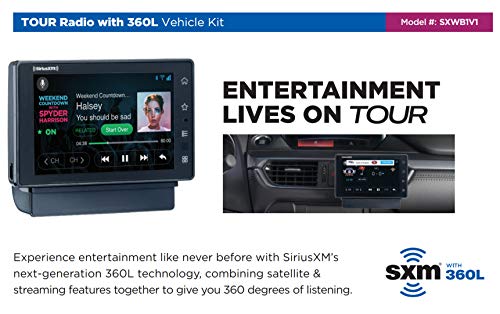 SiriusXM Tour w/ 360L, Vehicle Kit & SXSD2 Speaker Dock. Enjoy SXM Through Your car Stereo & Wherever You go for as Little as $5 p/Month & get a $60 Service Card with Activation