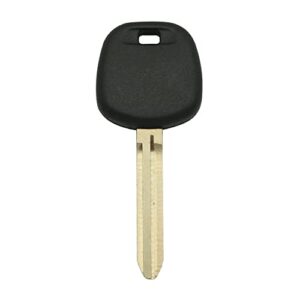 aks keys new uncut transponder key compatible with toyota – 4d74 “h” toy44h-pt