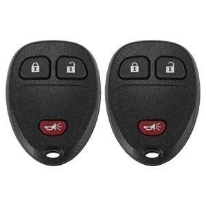 x autohaux 2pcs 315mhz kobgt04a replacement keyless entry remote car key fob for chevy hhr 06-11 uplander 06-08 for buick terraza for saturn relay 05-07 for pontiac montana 15777636 3 button