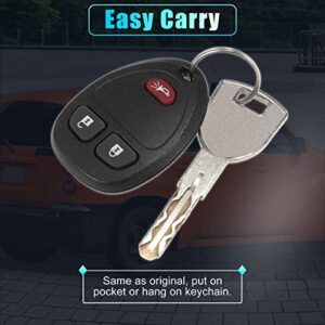 X AUTOHAUX 2pcs 315MHz KOBGT04A Replacement Keyless Entry Remote Car Key Fob for Chevy HHR 06-11 Uplander 06-08 for Buick Terraza for Saturn Relay 05-07 for Pontiac Montana 15777636 3 Button