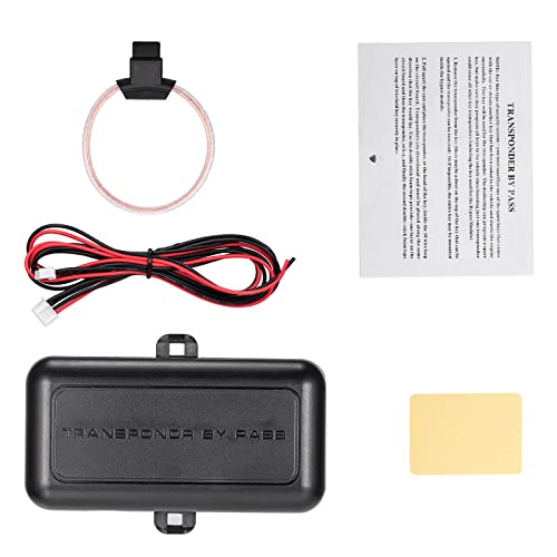 AMOSKAMAR Car Immobilizer Transponder Bypass Module Universal for Chip Keys (A Spare Chip Key is Required! Only for Chip Key)