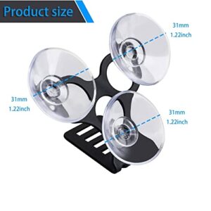 YeeBeny 10 Pcs Detectors Suction Cups for Clear Cobra Escort and Beltronics Radar Detector Mount,AutoBoxClub Mount EZ Pass Holder Suction Cup Thick Professional Strength Sucker Pads