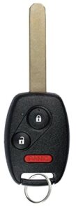 keylessoption keyless entry remote control uncut car ignition chip key fob replacement for oucg8d-380h-a