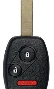 KeylessOption Keyless Entry Remote Control Uncut Car Ignition Chip Key Fob Replacement for OUCG8D-380H-A