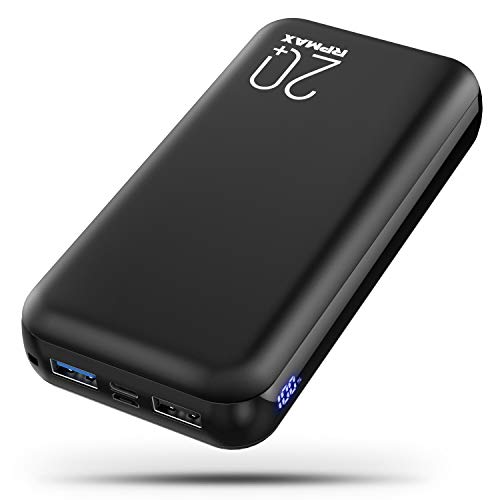 RPMAX Portable Charger Power Bank 26800mAh with Hidden LED Display & 2 USB Outputs, High Capacity 5V Cell Phone Charger External Backup Battery Pack Compatible with iPhone,iPad,Samsung Galaxy,Android.