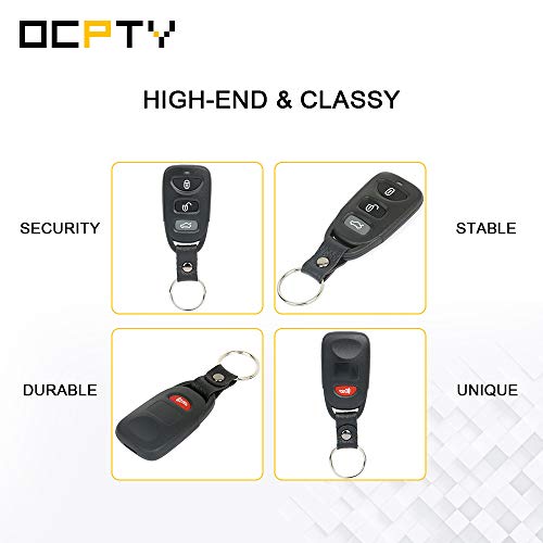 OCPTY 1 X Flip Key Entry Remote Control Key Fob Transmitter Replacement for 06-10 for Hyundai Elantra Sonata 2.0L 2.4L 3.3L OSLOKA-360T 4 Buttons