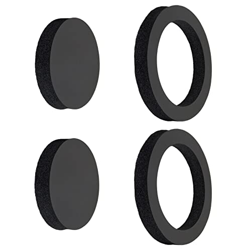 BENLIUDH Car Door Speaker Fast Rings Foam Bass Blockers, Car Universal Foam Speaker Enhancer System Kit for 6" and 6.5" Speaker 2 Pcs - Self Adhesive