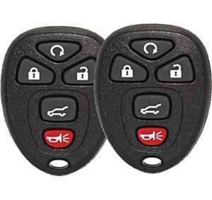 bestha key fob keyless entry remote ouc60270 ouc60221 15913415 for chevrolet suburban tahoe traverse gmc acadia yukon saturn outlook cadillac escalade srx buick enclave