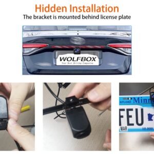WOLFBOX Original Rear Camera for Mirror Dash Cam, Suitable for G840S/G930/T10, 1080P Waterproof Backup Camera