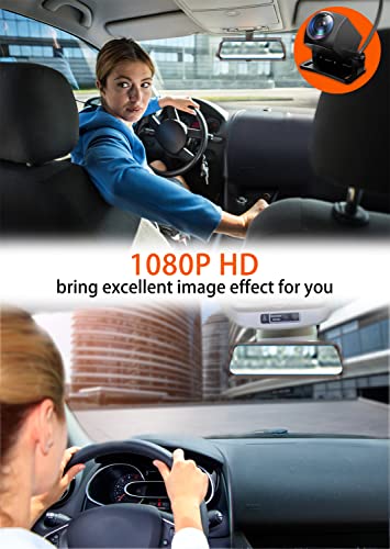 WOLFBOX Original Rear Camera for Mirror Dash Cam, Suitable for G840S/G930/T10, 1080P Waterproof Backup Camera