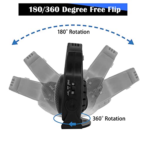 Car Heater Fan, Portable Electronic Auto Fan Heater 12V 150W 2 in 1 Heating/Cooling Function Fast Heating Car Defrost Defogger (Black)