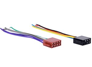 universal iso wiring harness car radio adaptor connector wire plug female