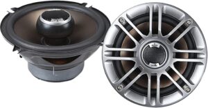 polk audio db521 5.25-inch coaxial speakers (pair, silver)