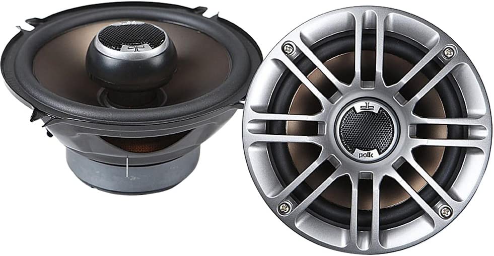 Polk Audio DB521 5.25-Inch Coaxial Speakers (Pair, Silver)