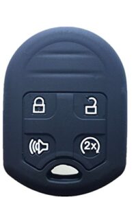 rpkey silicone keyless entry remote control key fob cover case protector replacement fit for ford expedition f150 f250-350 lincoln navigator 164-r8073 cwtwb1u793