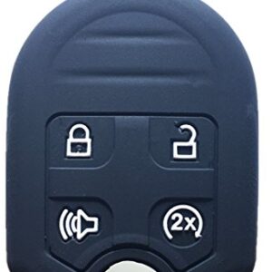 Rpkey Silicone Keyless Entry Remote Control Key Fob Cover Case protector Replacement Fit For Ford Expedition F150 F250-350 Lincoln Navigator 164-R8073 CWTWB1U793