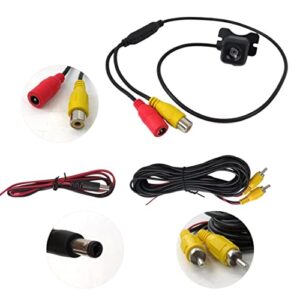 12v hd reverse back-up camera universal for any car type of monitor with composite yellow rca jack