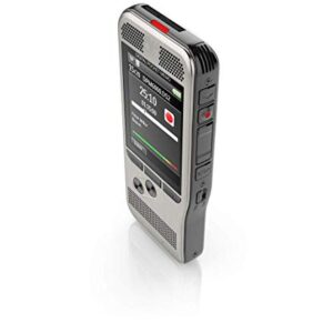 Pocket Memo 6000 Digital Recorder, Push Button, 2GB, Silver