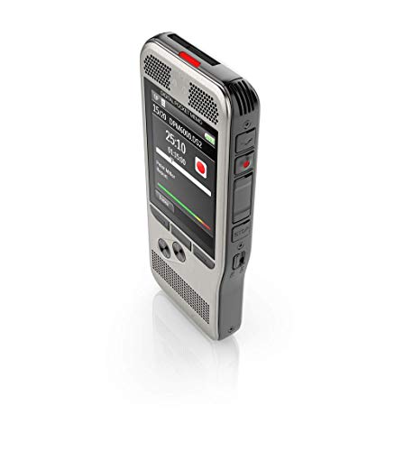 Pocket Memo 6000 Digital Recorder, Push Button, 2GB, Silver