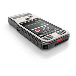 Pocket Memo 6000 Digital Recorder, Push Button, 2GB, Silver