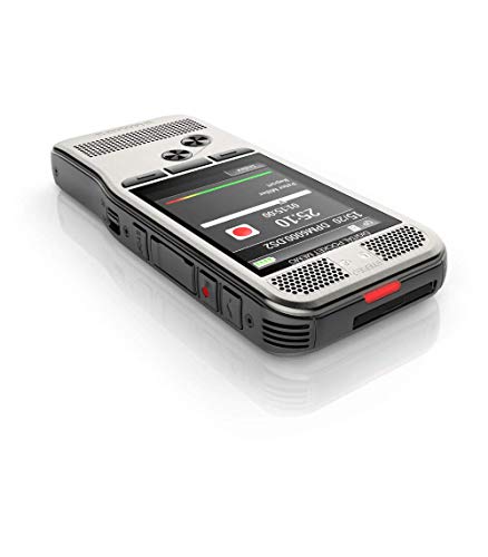 Pocket Memo 6000 Digital Recorder, Push Button, 2GB, Silver