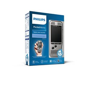 Pocket Memo 6000 Digital Recorder, Push Button, 2GB, Silver