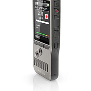 Pocket Memo 6000 Digital Recorder, Push Button, 2GB, Silver