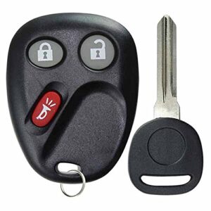 keylessoption keyless entry remote car key fob and key replacement for lhj011