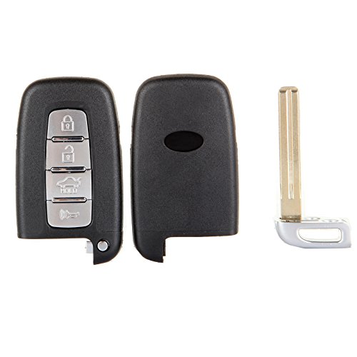 SELEAD Flip Key Fob 4 Buttons Keyless Entry Remote fit for 2009-2015 Hyundai Azera Elantra Elantra GT Equus Genesis Sonata Antitheft Keyless Entry Systems 267AL-HMFNA04 1pc US Stock