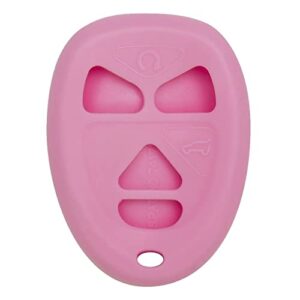 keyless2go replacement for new silicone cover protective case for remote key fobs with fcc ouc60270 – pink