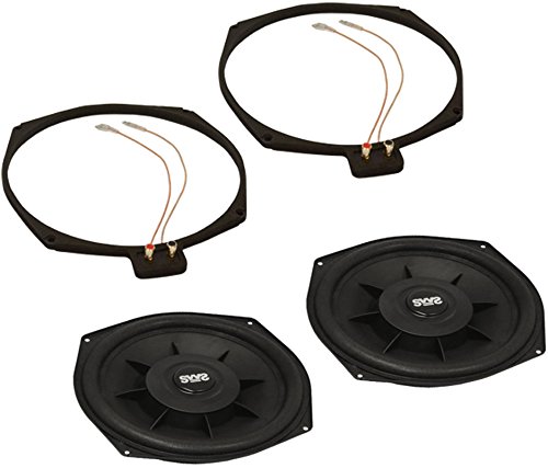 Earthquake Sound i82SWS 8-inch Shallow Woofer System Under-the-Seat Subwoofers with Gaskets, 2-Ohm (Pair)