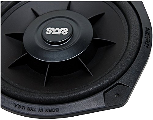 Earthquake Sound i82SWS 8-inch Shallow Woofer System Under-the-Seat Subwoofers with Gaskets, 2-Ohm (Pair)