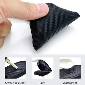 iJDMTOY Carbon Fiber Pattern Soft Silicone Full Coverage Key Cover Case Compatible With Honda Accord Civic CRV CRZ FIT Insight Pilot Odyssey Ridgeline, etc 2 3 4 Button Key