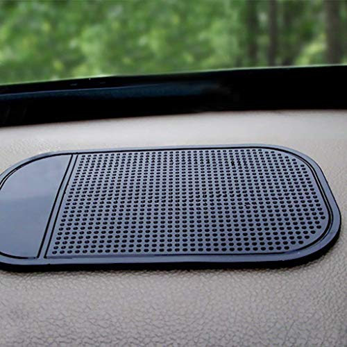 PULABO Useful and practical1 Pcs Car Anti-Slip Pad Dashboard Sticky Pads Automobile Accessories Spider Mat for Phone Keys Coins Holder Black