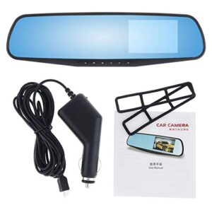 car dvr rear view mirror video recorder 2.7″ 1080p lcd hd car camera