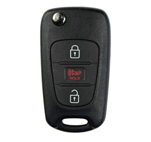replacement remote keyless fob key case (shell) replacement fit for 2012 2013 kia rio soul tq8-rke-3f02