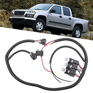 Dual Electric Fan Upgrade Wiring Harness Fits GM 1999– 2006 Truck SUV Replace 7L5533A226T Control Cooling Fan Wire Harness Kit